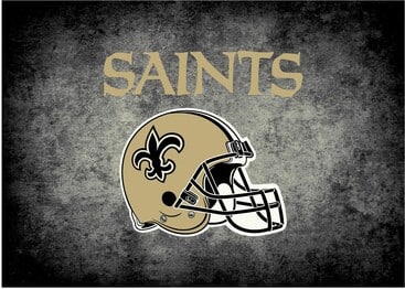 Imperial NFL New Orleans Saints  Distressed Rug